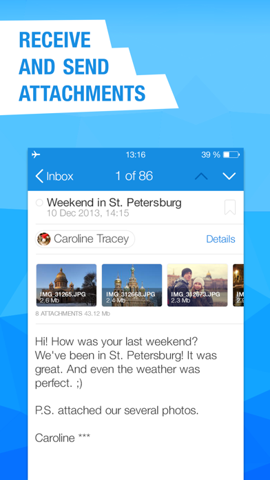 Mail.Ru для UA – поштовий додаток screenshot 4