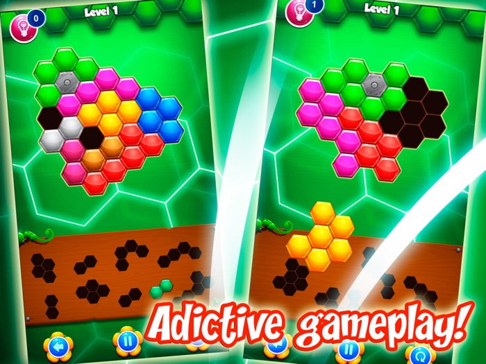 Hexa Bricks The Brain Game