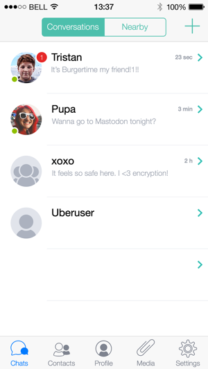 ‎Hoccer – the secure Messenger Screenshot