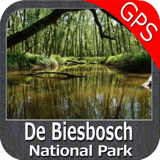 De Biesbosch NP GPS and outdoor map with guide icon