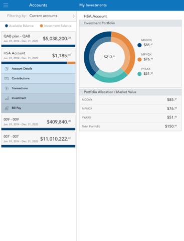 BUSA WealthCare Mobile screenshot 2