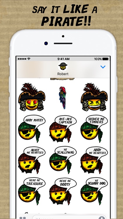 Ye Old Time Pirate Mojis