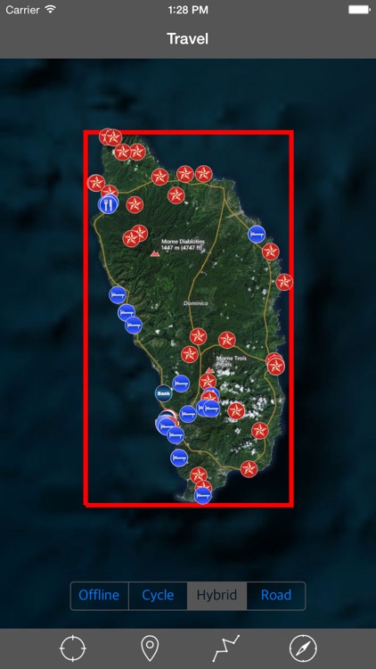 DOMINICA – GPS Travel Map Offline Navigator