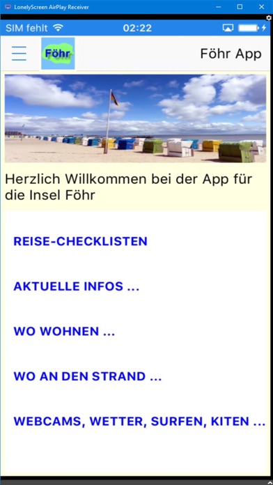 How to cancel & delete Föhr App für den Urlaub from iphone & ipad 1
