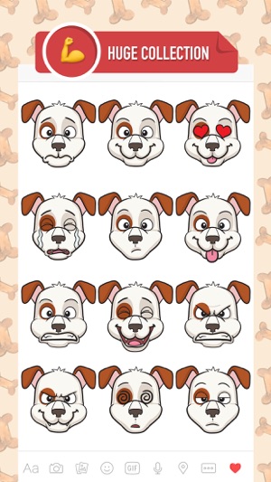 DogMoji - dog emoji & stickers for iMessage(圖2)-速報App