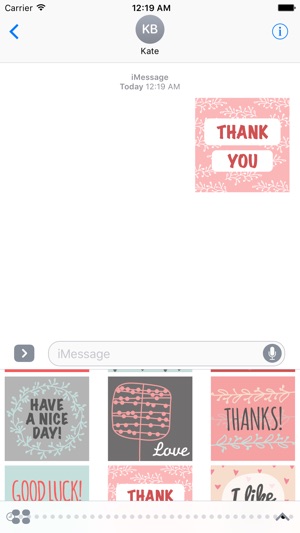 Positive Greeting Cards for iMessage