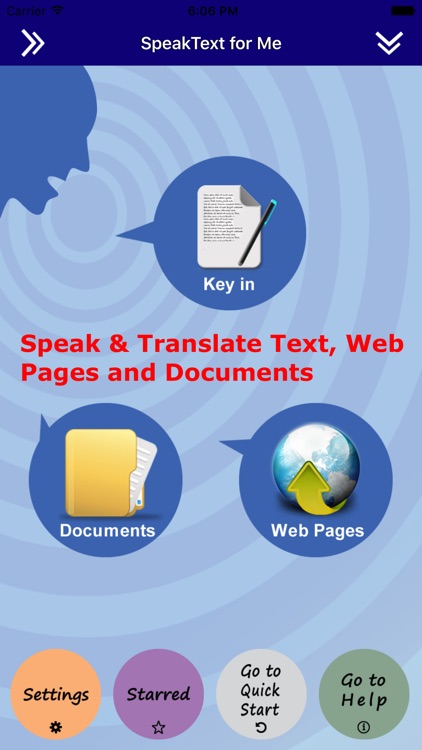 SpeakText for Me (Speak & Translate Text/Web/Doc)