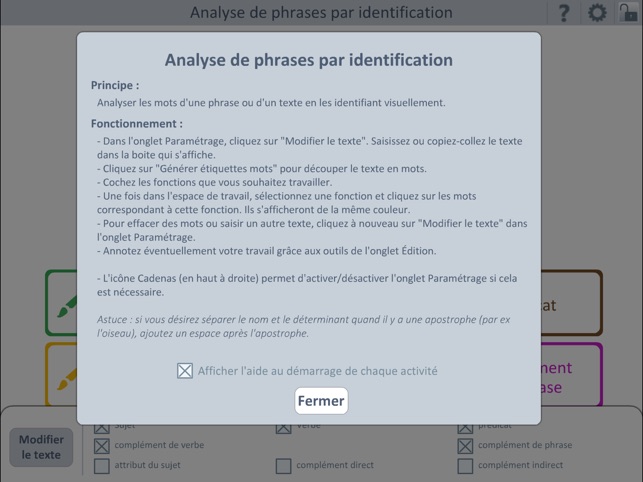 Outils pour l'école : Analyse grammaticale 1(圖4)-速報App