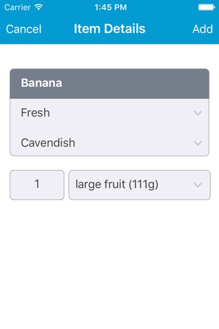 Research Food Diary screenshot 2