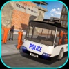 Offroad Police Bus Hill Driver