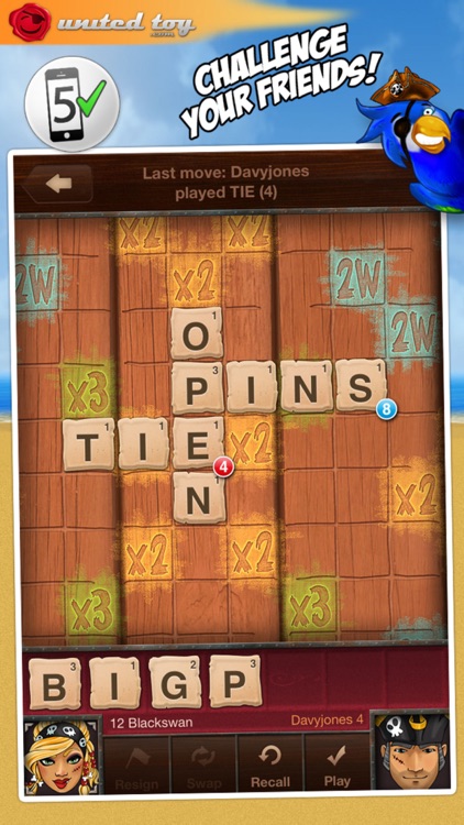 Words ~ a Scrabble like game ~ turn-based