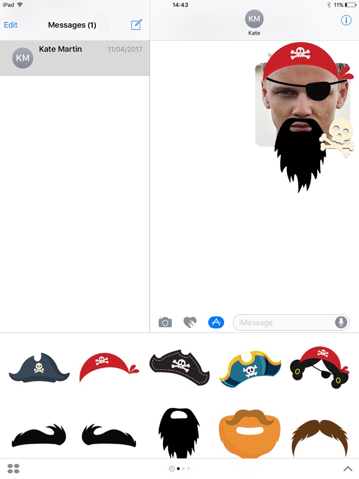 海盗 贴纸 - 搞笑贴纸 for iMessage