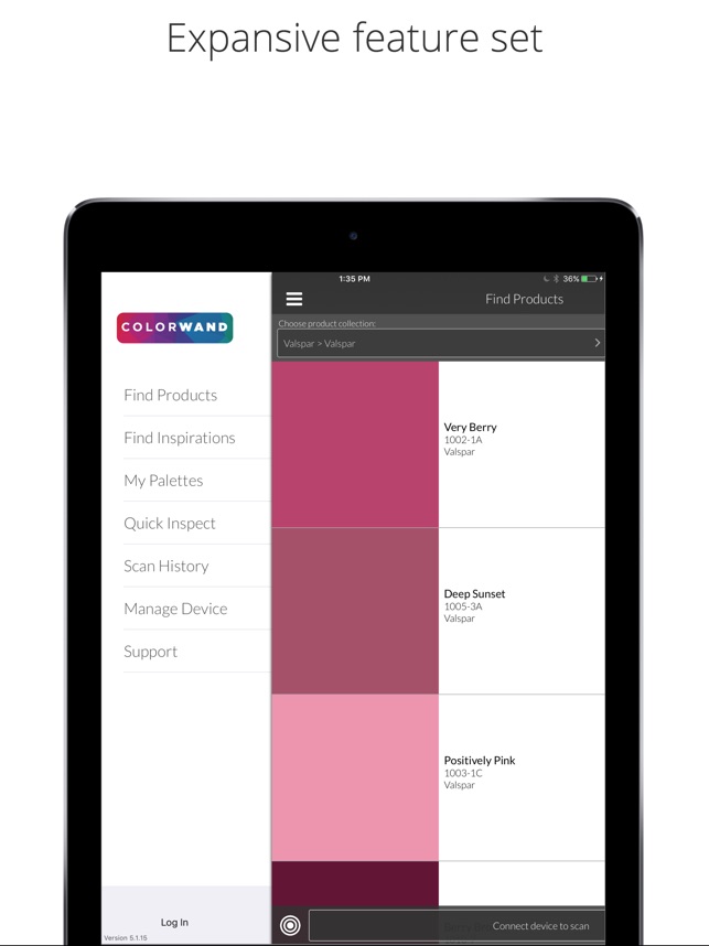 Colorwand On The App