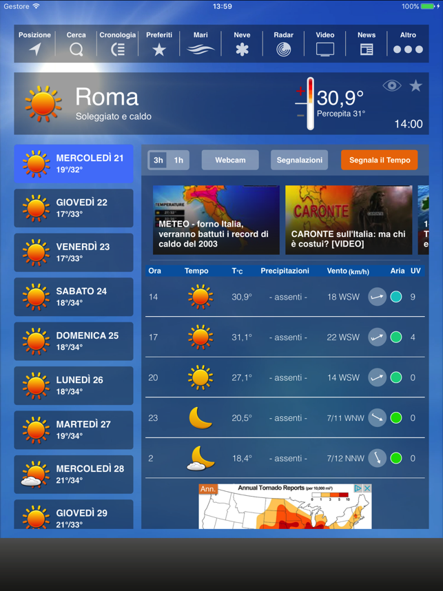 Meteo HD - Previsioni by iLMeteo.it(圖1)-速報App