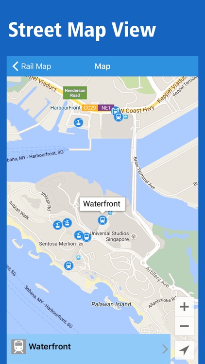 Singapore Rail Map - Subway, MRT & Sentosa screenshot-4