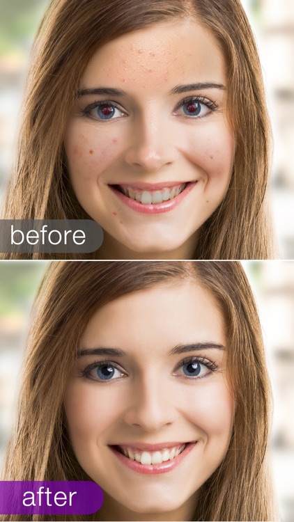Visage makeup editor plus photo teeth whitener