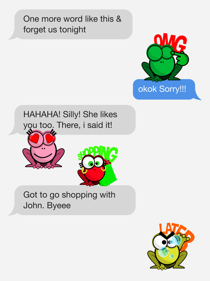 Pop Frogs Stickers