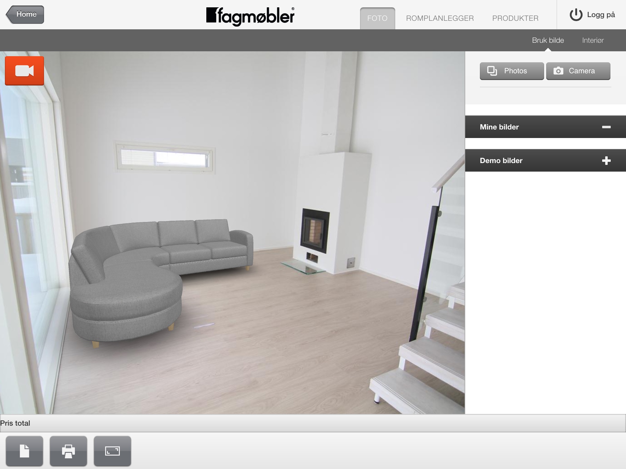 Fagmøbler screenshot 2