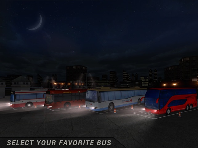 Xe buýt xe buýt đêm đậu xe 3D - trò chơi lái xe
