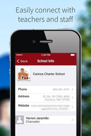 Carinos Charter School screenshot 2