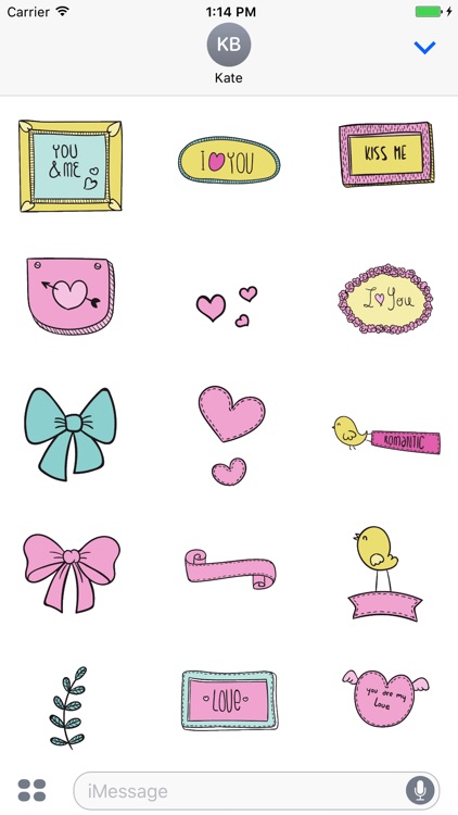 Animated I Love You Stickers