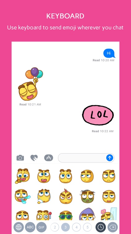 Emoji Sticker for iMessage & Animated GIF keyboard