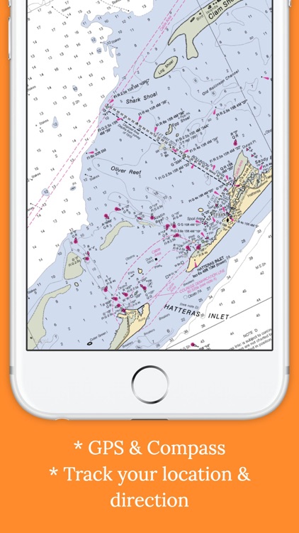 Marine : Carolinas offline GPS nautical charts screenshot-3