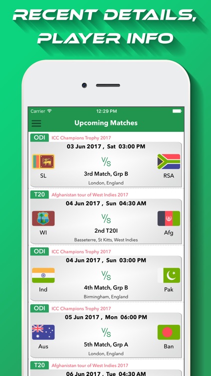Cricket 2017 - Live Score, Schedules & News screenshot-3