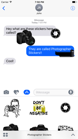 Photographer Stickers