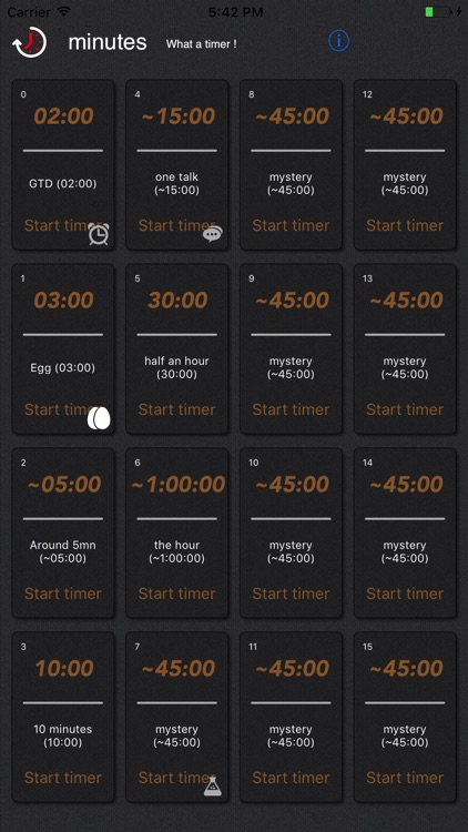 Minutes - Multiple Timers (and Stopwatches)