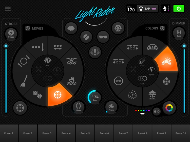 Light Rider - DMX Lighting Control