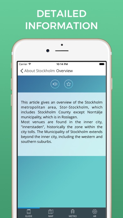 Stockholm Travel Guide with Offline Street Map screenshot 4