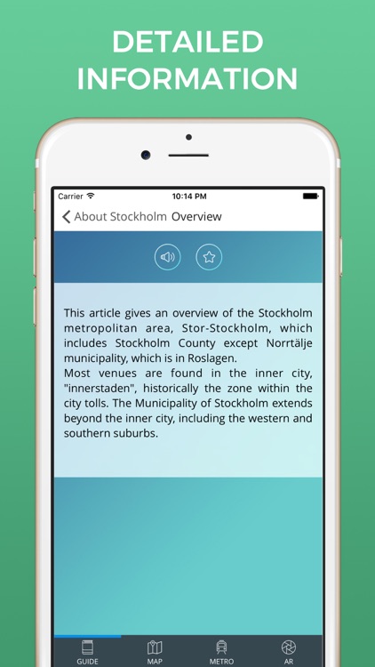 Stockholm Travel Guide with Offline Street Map screenshot-3