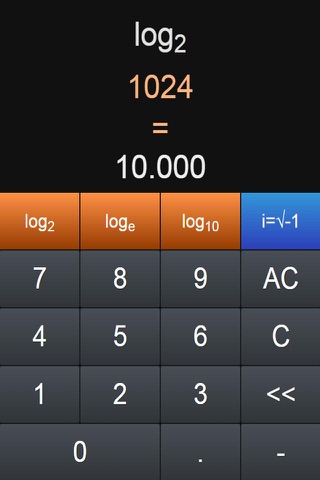 Complex Log Lite - logarithm calculator screenshot 3
