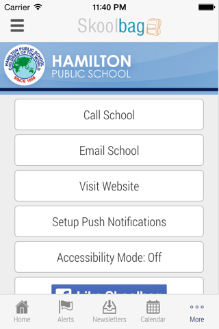 Hamilton Public School - Skoolbag screenshot 4