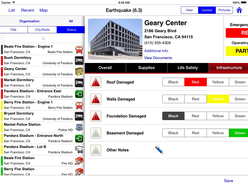 Crisis360 Emergency Management for iPad screenshot 2