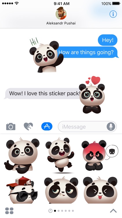 Panda! Stickers & Emoji