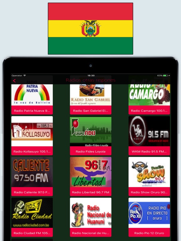 Radios de Bolivia / Emisoras Top en Vivo FM y AM screenshot 4
