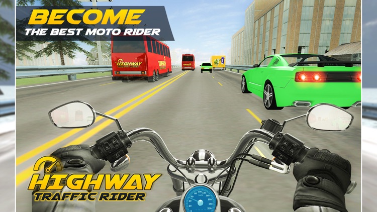 Highway Traffic Rider : Motorbike Rider screenshot-0