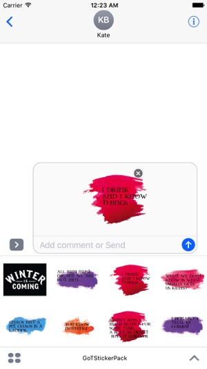 Winter is Coming Sticker Pack(圖1)-速報App