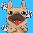 Frenchie Luv - French Bulldog Emojis