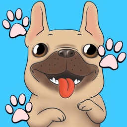 Frenchie Luv - French Bulldog Emojis