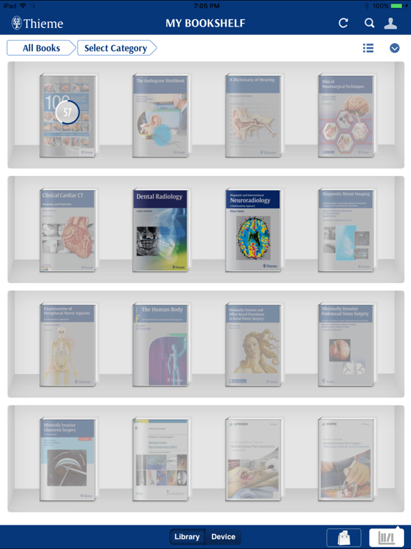 Thieme Bookshelf App Price Drops