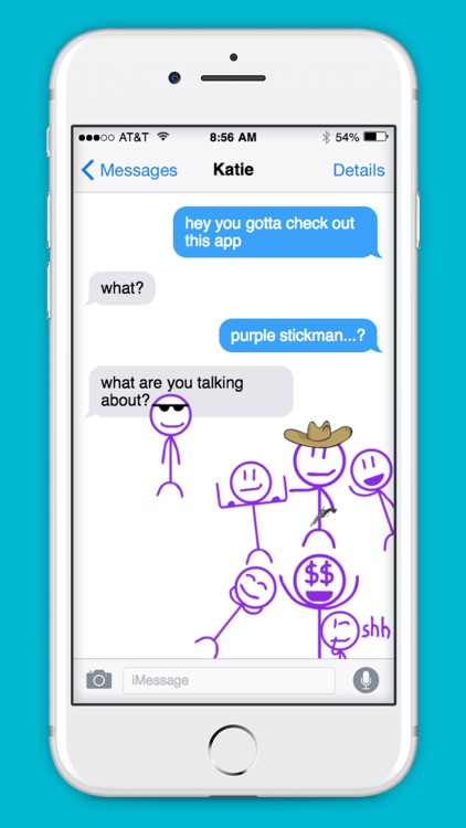 Purple Stickman
