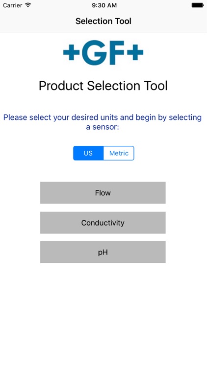 Product Selection Tool