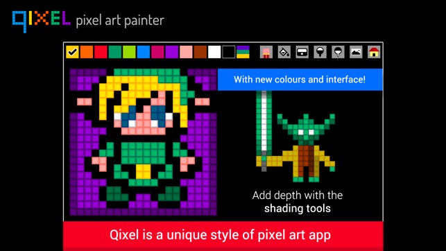 Qixel HD : Pixel Art Painter