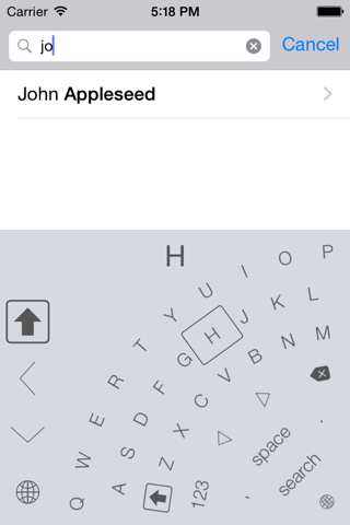 ThumbFan Keyboard screenshot 2