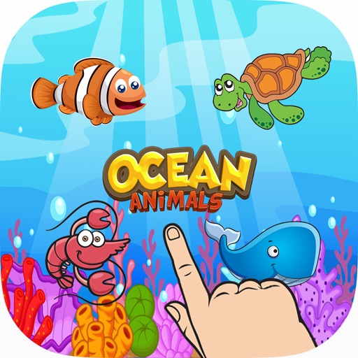 Sea Animals Kids English Phonics Flashcards Read Icon