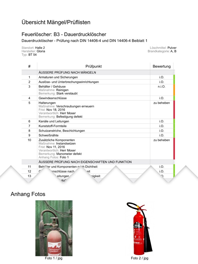 Feuerlöscher - Brandschutz Prüfung nach DIN 14406(圖4)-速報App