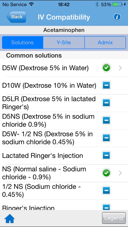 Micromedex IV Compatibility